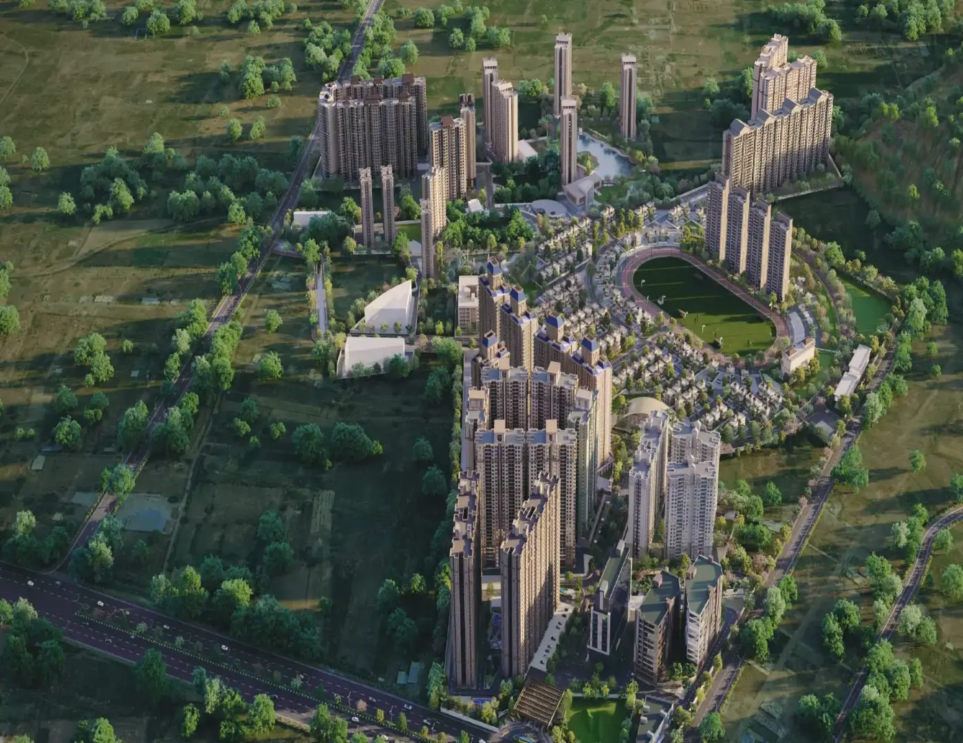 Hiranandani Krisala Township Garden View